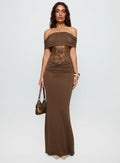 Gwendolen Maxi Dress - Chocolate