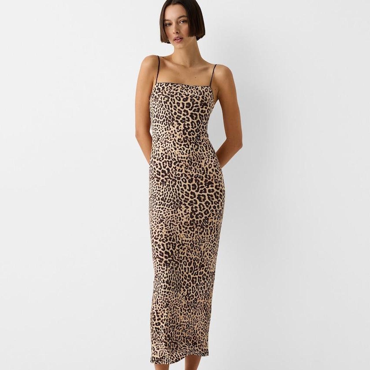 Bodycon Maxi Dress - Leopard