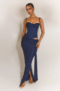 Lexi Lace Set - Navy Blue